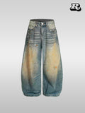 빈티지 워싱 청바지 - RIYOOO