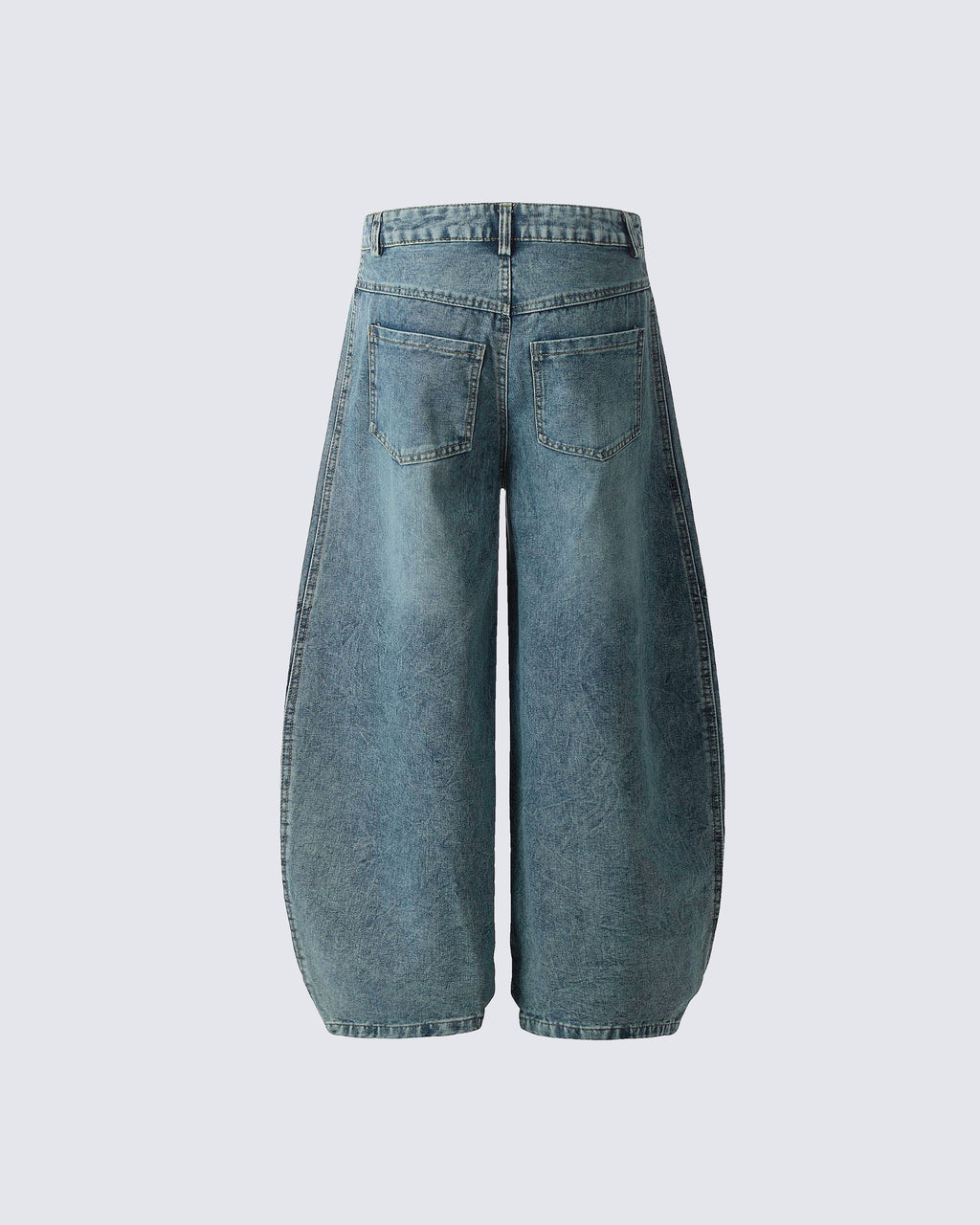 Striped Denim Pants - Riyooo