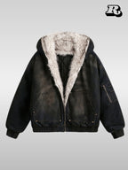 Vintage Fur Denim Jacket - Riyooo