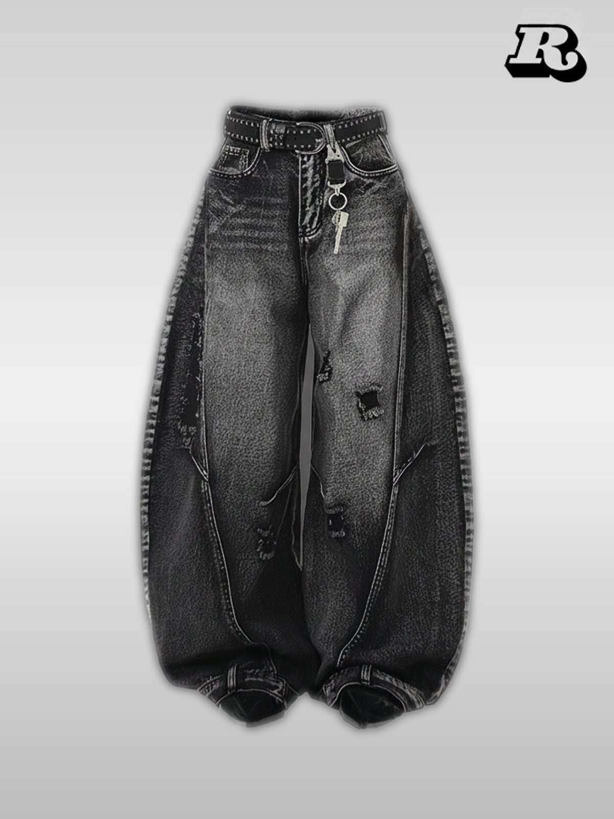 Ripped Streetwear Denim - Riyooo