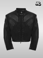 Cyberpunk Black Crop Jacket - RIYOOO