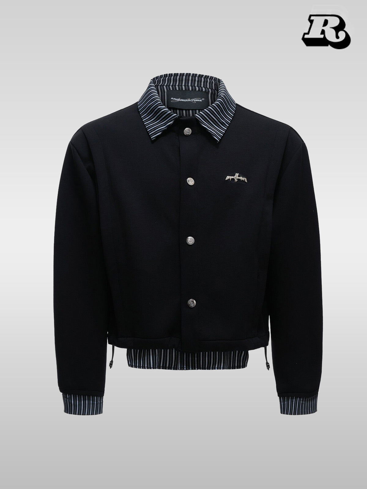 가짜 투피스 체크 셔츠 - RIYOOO 