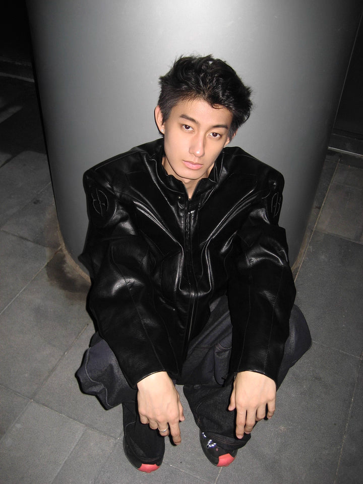 Cyberpunk Black Crop Jacket - RIYOOO