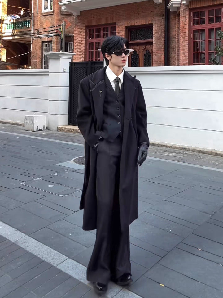 Wool Blend Coat - RIYOOO