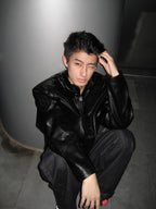 Cyberpunk Black Crop Jacket - RIYOOO