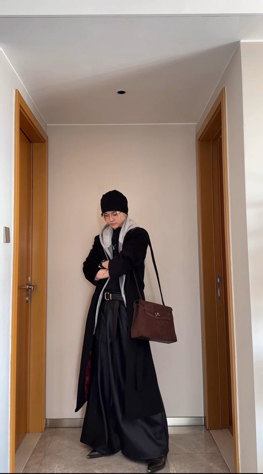 Wool Blend Coat - RIYOOO