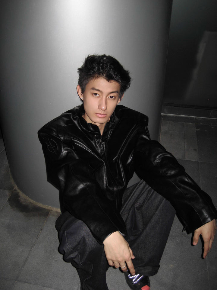 Cyberpunk Black Crop Jacket - RIYOOO