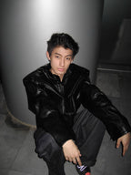 Cyberpunk Black Crop Jacket - RIYOOO