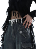 Cyberpunk Liquid Metal Utility Belt – RIYOOO